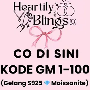 [ Heartily & Blings ] Kode GM 1-100