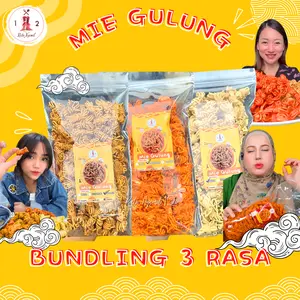 BUNDLING SEMUA RASA 3PCS 230GRAM MIE GULUNG CETAR