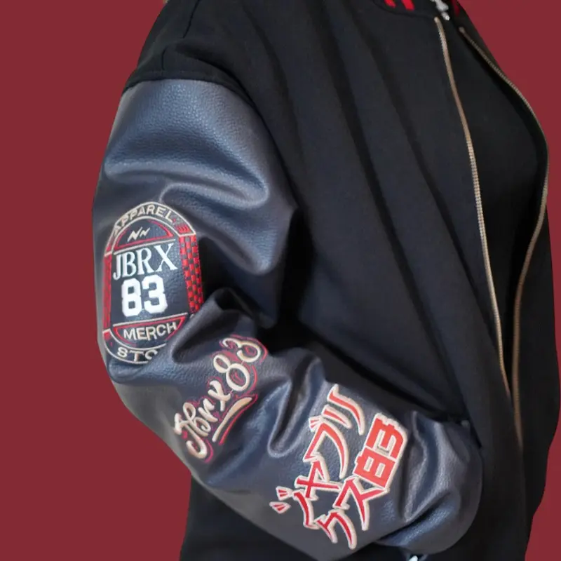 JBRX 83 Jacket Varsity Black ( JBRX STORE COLLECTION ) 5