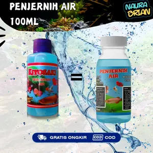 Penjernih Air Aquarium 100ml - Untuk Menjernihkan Air Aquarium Anda obat ikan