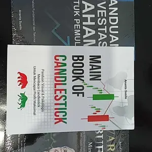 Paket Lengkap Investasi Saham Pemula - Main Book Of Candlestick + Panduan Investasi Saham + Warren Buffet Mindset - Yash Media