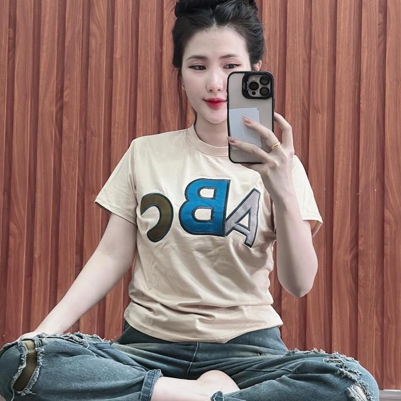  Đồ Bộ Jean Thêu ABC Chất Cotton Dày Dặn Mềm Mại Co Giãn Thoải Mái Áo Baggy Quần Dài Ống Nhỏ Nút Gài Dây Kéo Size 58ki Đo Lai Vua 