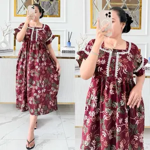 DASTER YASMIN JUMBO LD 120 CM BUSUI WANITA BAHAN RAYON PREMIUM ADEM NYAMAN RATU LAKU DASTER