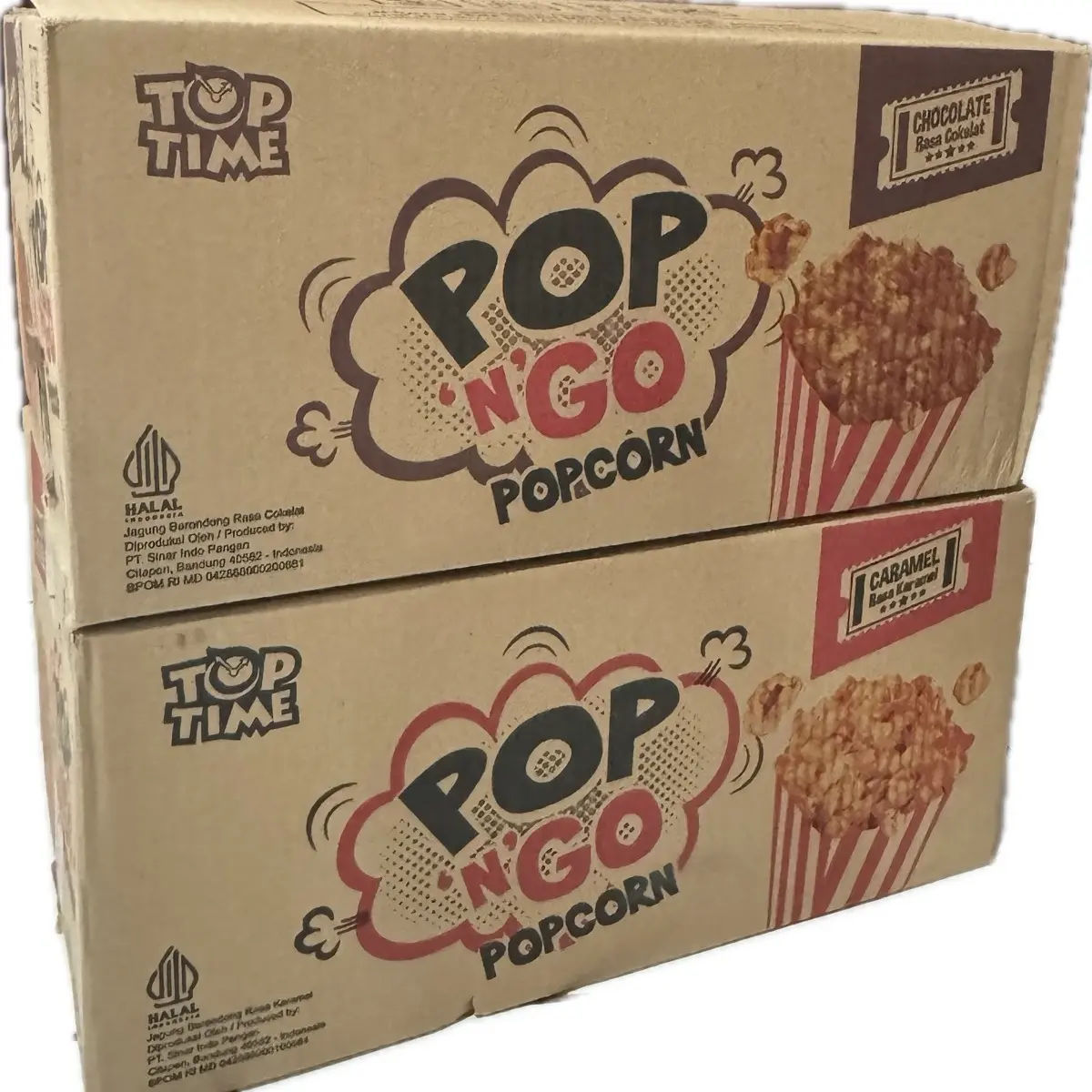 POP N GO POPCORN 1 DUS (30pcs) - Cemilan viral, popcorn, jajanan viral Snack Camilan Jagung Kering