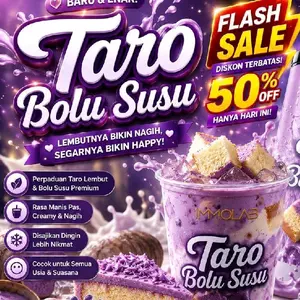 FLASHSALE!!! LIQ TARO BOLU SUSU MINUMAN AIR JUICE MANIS PERPADUAN TARO & BOLU & SUSU COCOK D MINUM KAPAN SAJA DAN DIMANA SAJA
