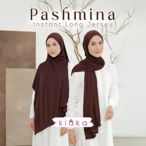 Kiaka - Pashmina Instan Basic LONG Jersey