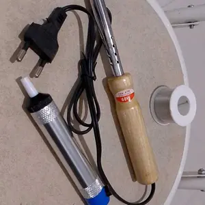 Paket Solder Hemat Solder Visero 60 Watt + Timah 5m/10m + Sedotan Timah Solder Kit