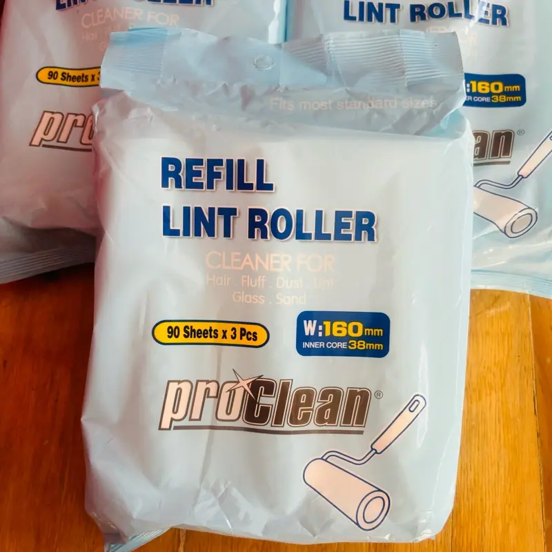 Proclean 16 Cm Set 3 Pcs Lint Roller Refill/pembersih Debu halus/pembersih rambut dan bulu hewan 3