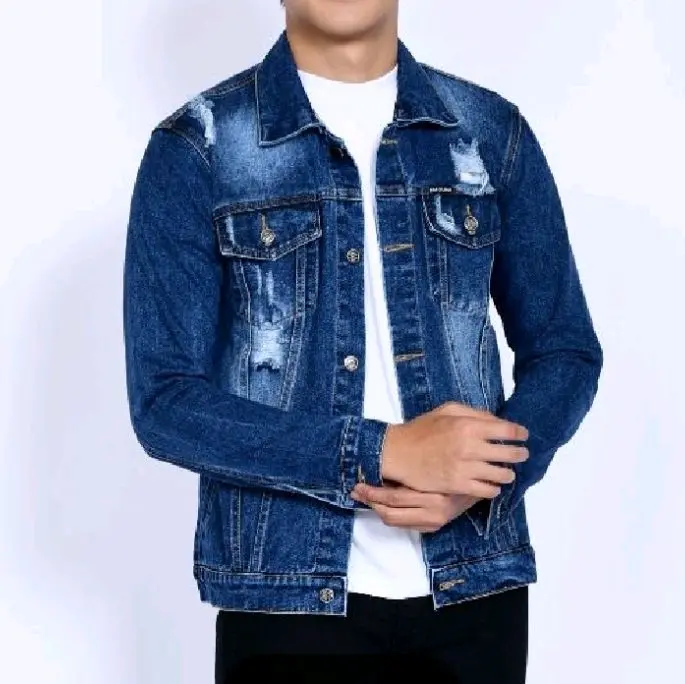 Jaket Jeans Denim Unisex Pria Wanita | Jaket Jeans Trendy Terbaru Nyaman & Casual Size M-XXXL 5