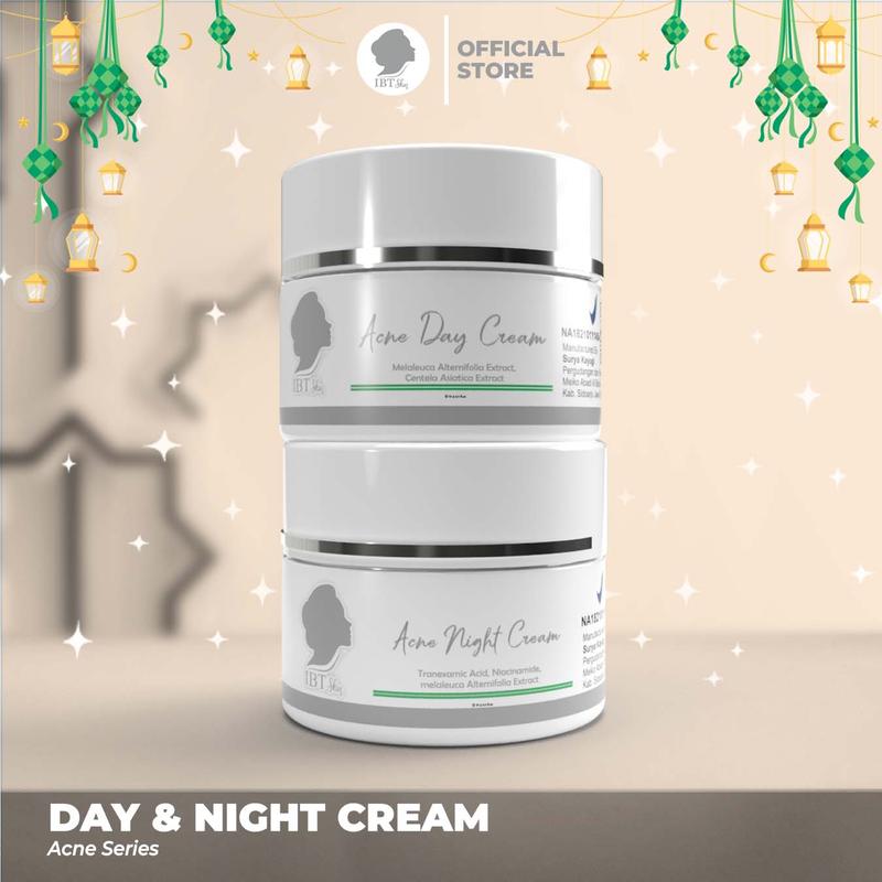 Acne Skincare IBTSkin / Krim wajah Berjerawat pagi & malam IBTSkin 1