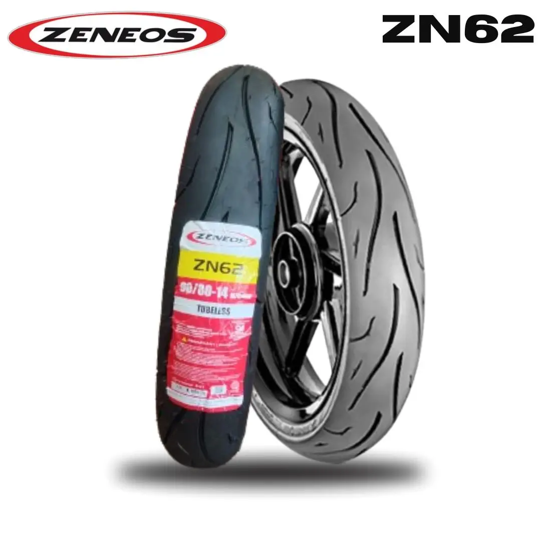BAN DONAT MOTOR MATIC RING 14 ZENEOS ZN62 80/80 90/80 100/80 TUBELES MOTOR MIO,BEAT,VARIO,SCOOPY Motorcycle