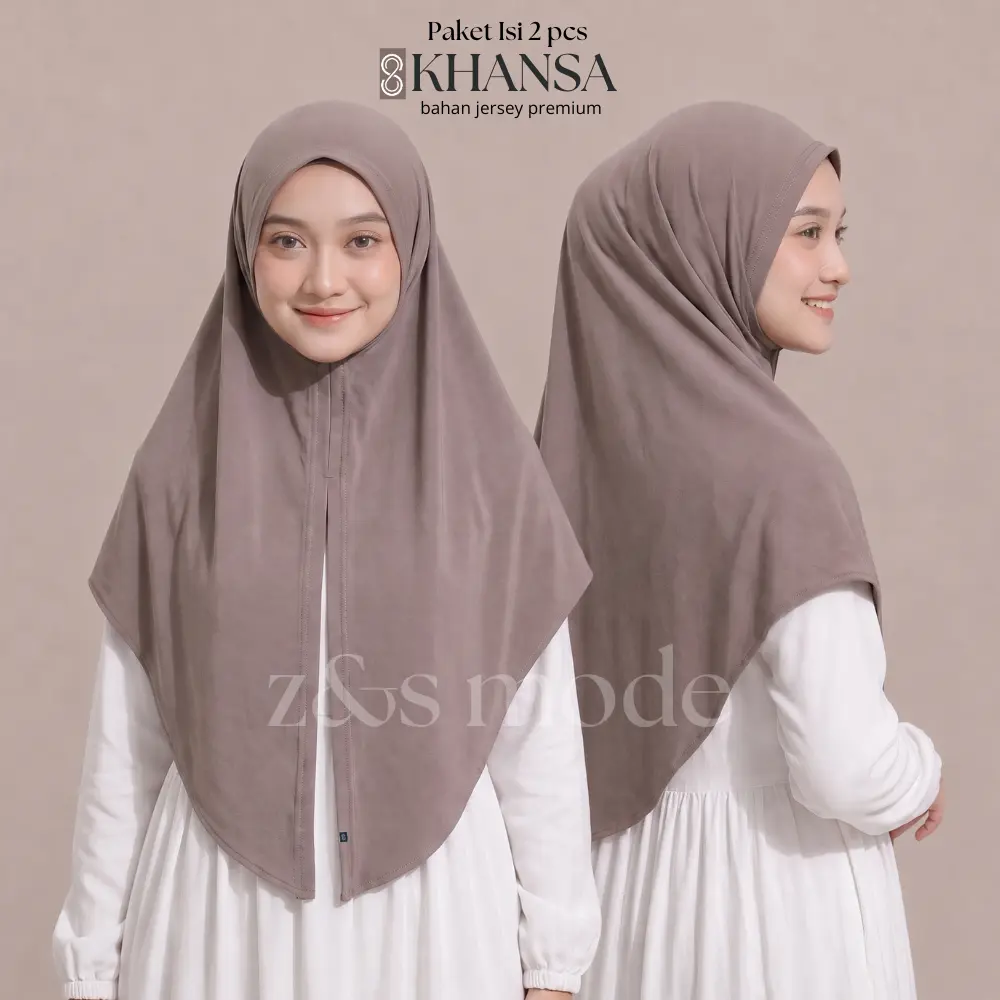2 PCS KHANSA SEGITIGA INSTAN jersey Z&S MODE