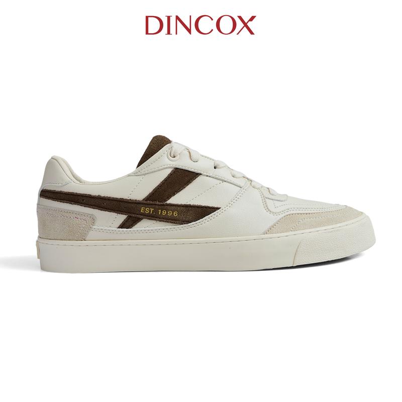 Giày Da Sneaker Nam Nữ DC39 CARAMEL DINCOX Shoes Đế Bằng - Microfiber Leather