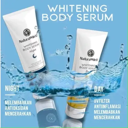 whitening body serum natura-natura body serum pemutih badan-pencerah kulit alami Facial Mencerahkan Memutihkan