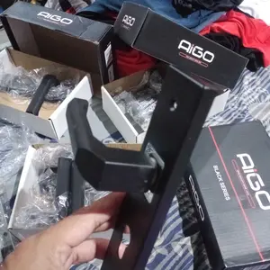 Gagang Kunci Pintu/Kunci Pintu Rumah Hitam 20cm AIGO/Pegangan Pintu 1 Set Model Kekinian Handle Lock Door Hitam Doff Premium Bedroom Living Room