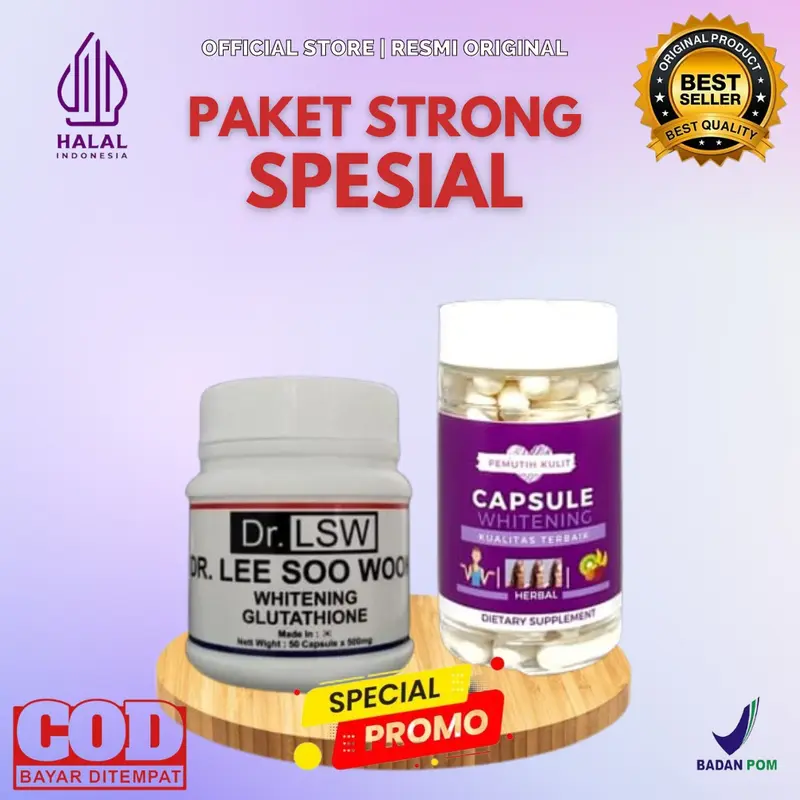 DR LSW + platinum whitening UNGU pemutih badan ampuh glumony kapsul collagen  Memutihkan badan dalam waktu singlat 0