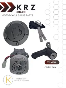 KRZ Kunci Kontak Komplit Key Set Vixion New + Tutup Tanki Motorcycle