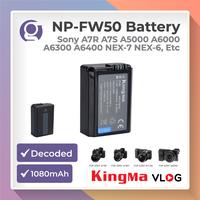 Gambar Kingma Baterai NP-FW50 Sony Alpha Battery A7R A7S A5000 A5100 A6000 A6300 A6400 NEX-7 NEX-6 Etc dari G-Rex Kota Administrasi Jakarta Barat 1 Tokopedia