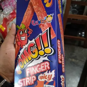 MAKANAN OMG FINGER JUICY STRIP 1 PACK ISI 30 PCS