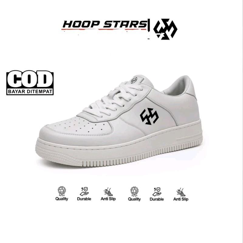 (SOL JAHITAN!!) SEPATU PUTIH FORCE 01 ONE PRODUK LOKAL KASUAL ELEGAN 1
