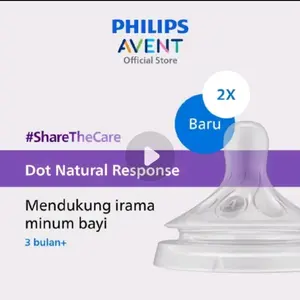 Avent Nipple Natural Response Dot Bayi Avent Natural Response