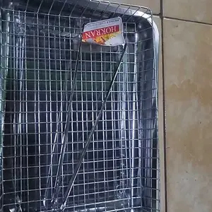 Cooling Rak keranjang peniris makanan gorengan / Cooling Rak dan Wadah Peniris Minyak Keranjang Peniris gorengan Kitchenware