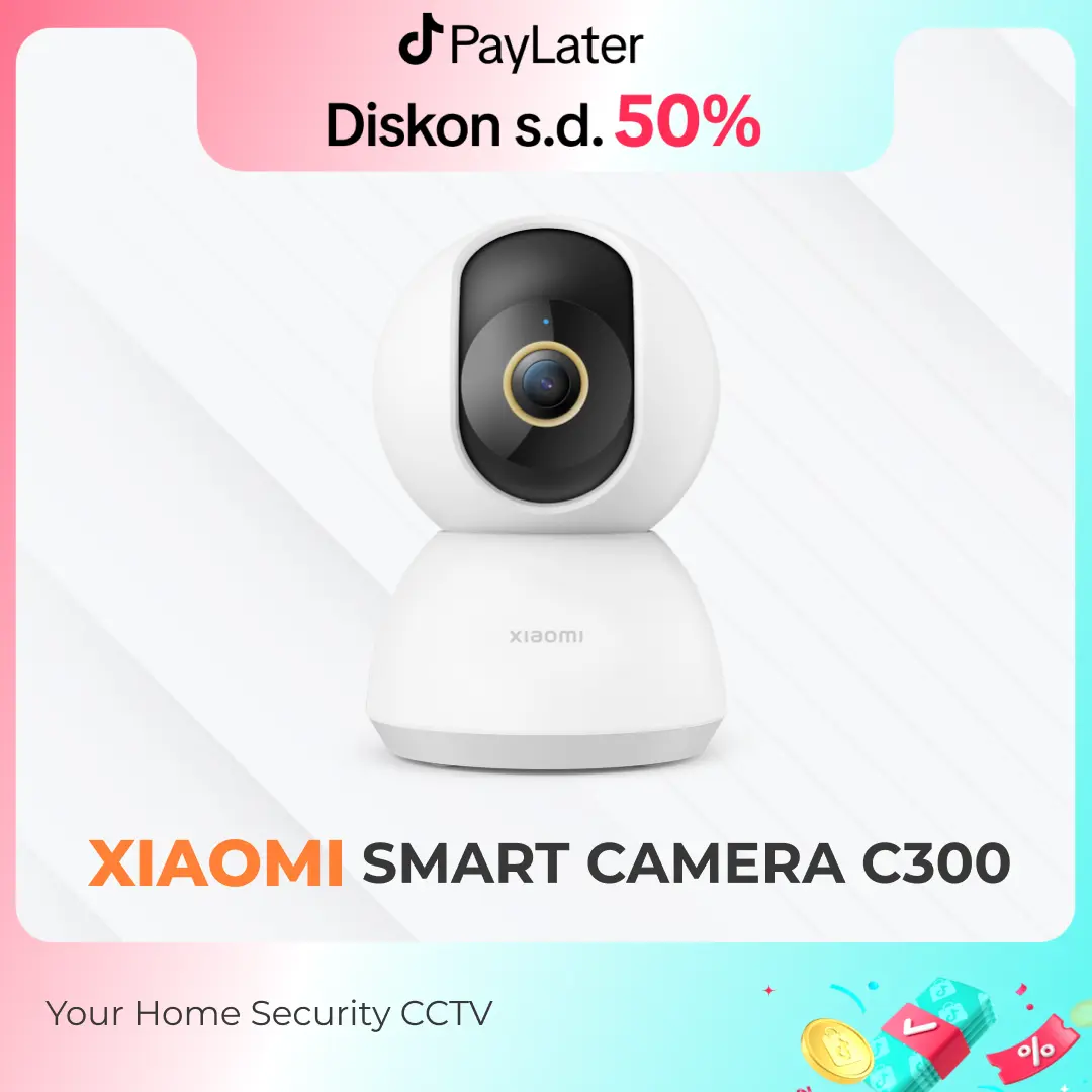 Xiaomi Smart Camera C300 2K | CCTV 360 | Night vision inframerah | Garansi Resmi