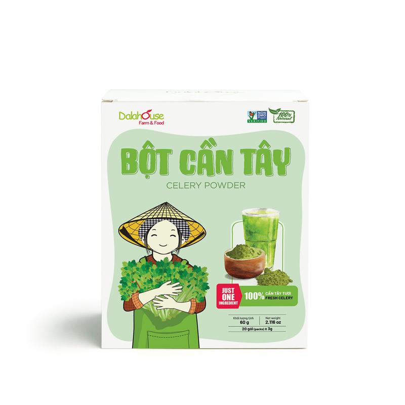Bột Cần Tây Dalahouse 60g/120g - Nguyên Liệu Hữu Cơ 0