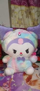 Product Review of Boneka kuromi pelangi sanrio ukuran jumbo 60cm lembut mewah kado ultah Anak Asli Dolls from F**i S**y 0