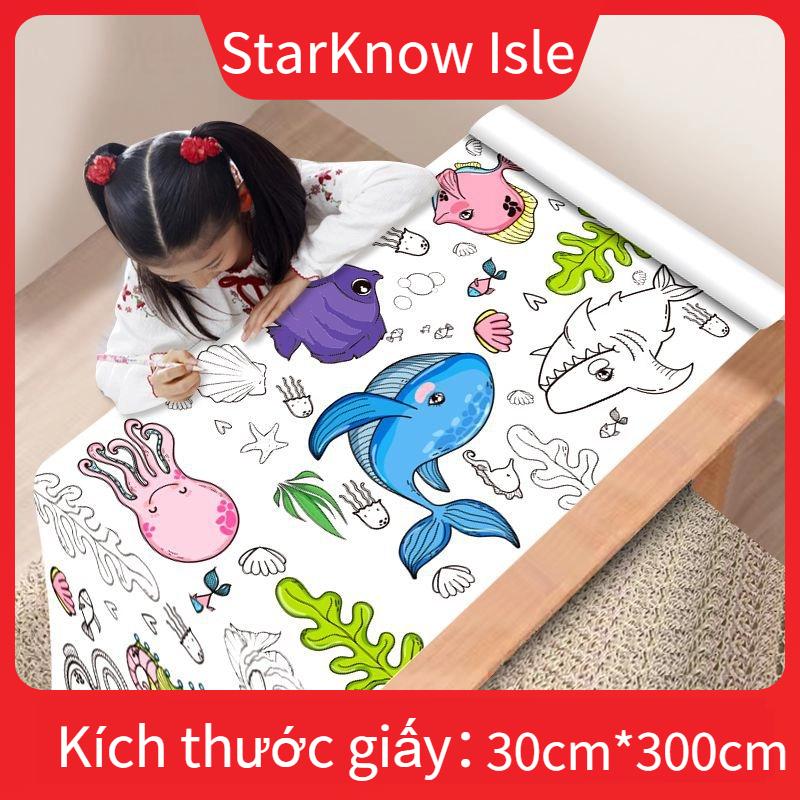 Cuộn Vẽ Tranh, Chủ Đề Vẽ Tranh Graffiti, Cho Trẻ Em, Giấy, Bổ Sung Màu Sắc Siêu Lớn, Cuộn Dài, Thích Hợp Cho Mẫu Giáo, Sách Vẽ Tranh