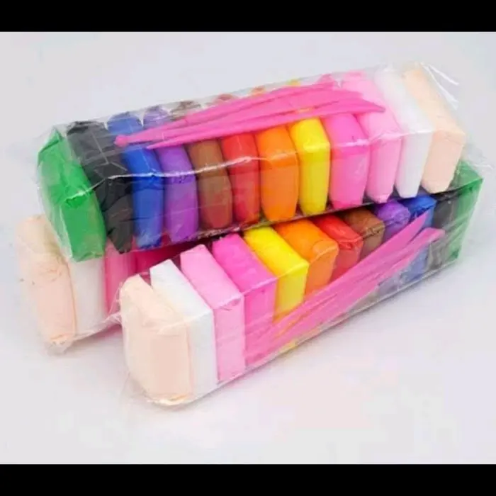 MAINAN CLAY ISI 12 PCS/CLAY TOYS/CLAY WARNA WARNI/CLAY 2