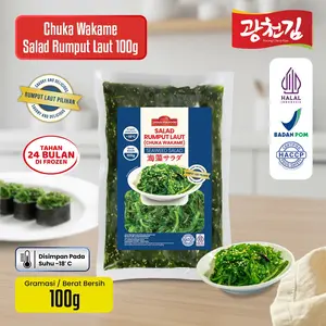 (HALAL) CHUKA WAKAME 100GR / SALAD RUMPUT LAUT / SEAWEED SALAD