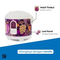 Gambar Miyako MCM516 Magic Com 1.8 Liter 3in1 395 Watt Motif Timbul - MCM-516 dari Miyako Home Appliances Kota Administrasi Jakarta Utara 3 Tokopedia