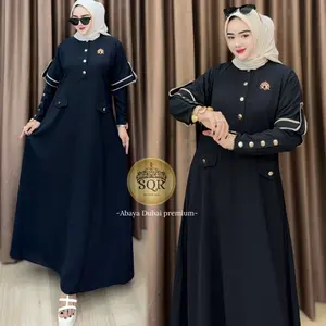 Uni Ara - Dress ( DUBAI ) Dress Premium || Gamis Wanita Kekinian