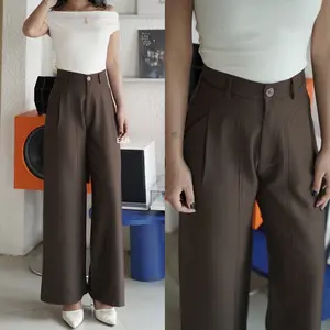 Eiji - Kea Pants - Celana Highwaist Loose Pants - Formal Casual Wanita