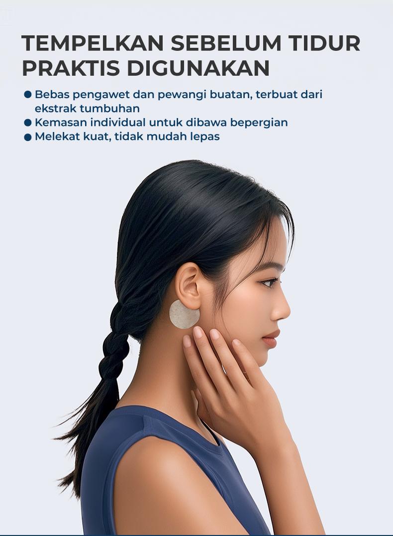 【Aromaterapi Alami】Kreain Nature Sleep Patches: 8 Minyak Esensial Tumbuhan, Tanpa Melatonin & Tidak Membuat Kebiasaan, Membuat Routine Tidur yang Menenangkan