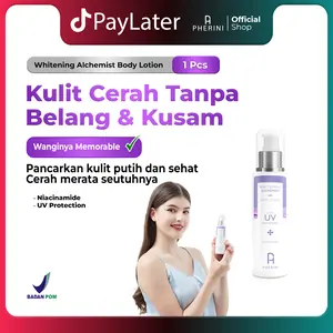 Pherini Whitening Alchemist Body Lotion with UV Protection Niacinamide 130 ml brightening