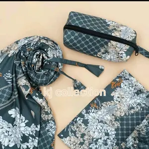 mukena katun motif 2 in 1 dewasa jumbo free tas cantik