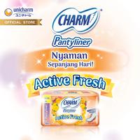 Gambar Charm Pantyliner Active Fresh Non Perfumed 40 Pads - 6 Pcs dari Charm Official Kab. Tangerang 2 Tokopedia