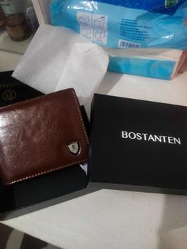 Product Review of BOSTANTEN Dompet Pria Koin Ritsleting Kulit PU Tiga Kali Lipat Hitam/Coklat/Kopi from P** P**i 3