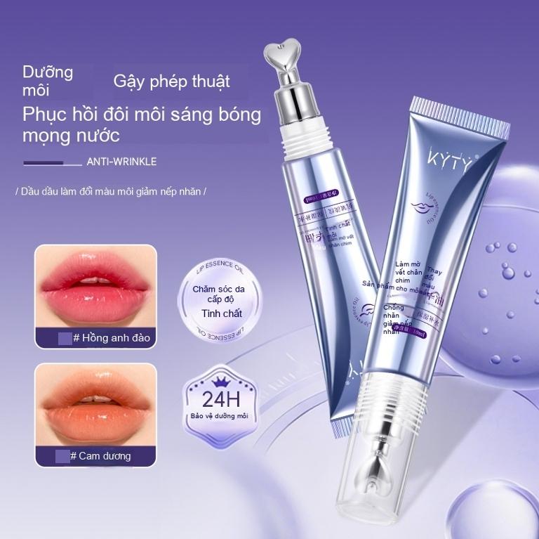 Dầu Tinh Chất Môi Đổi Màu Dưỡng Ẩm Làm Mịn Nếp Nhăn Dưỡng Ẩm Nuôi Dưỡng Bảo Vệ Chống Khô
