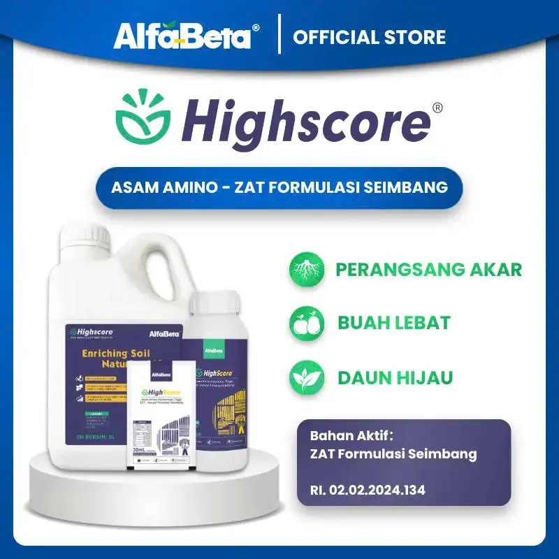 Highscore Pupuk Cair Asam Amino - Vitamin Penyubur Tanaman Hias