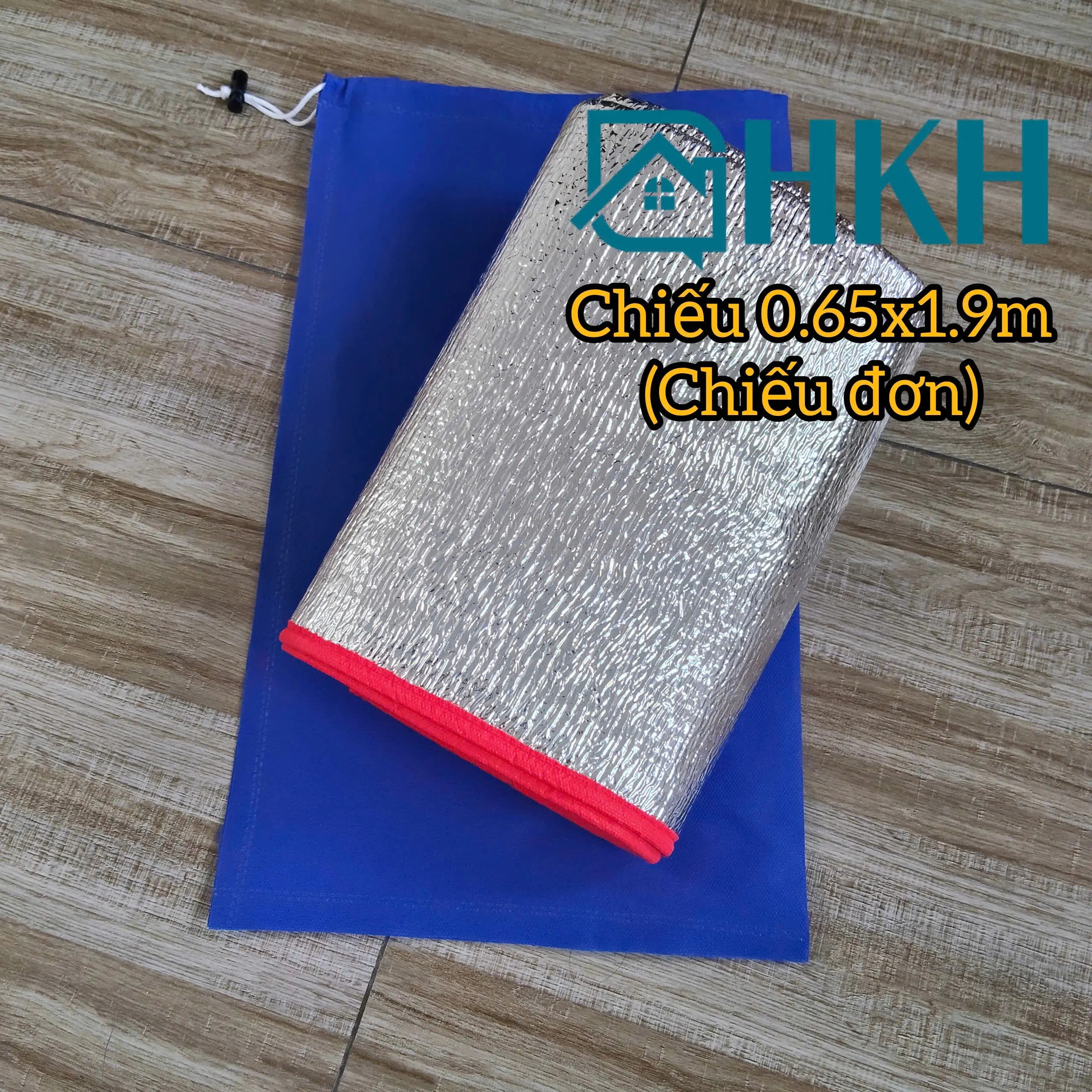 VIỀN ĐỎ 0.65m x 1.9m+TÚI
