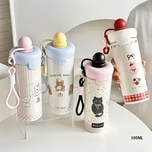 TM2117 Tumbler Sweet Tale 650ml Stainless SUS 316 / Tumbler XCUP Viral / Tumbler Free Sedotan Dan Gantungan