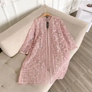 Tunik Wanita Muslimah Pesta Pengajian Wisuda Viral 2025 - Baju, Dewasa, Outer, Remaja, Cardigan, Katun, Dress, Panjang Atasan