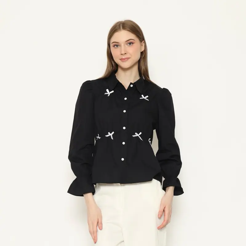 VAV - CLEA BLOUSE PITA COQUETTE / KEMEJA KERUT PITA WANITA -PN 4