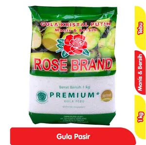 Gula rosebrand premium 1kg..gula rosebrand kuning..gulaku..