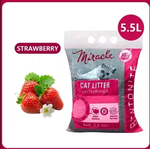 [MIRACLE] 25L Pasir Kucing Bentonit Cepat Menggumpal dan Wangi