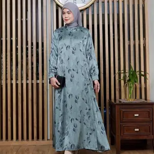 Gamis wanita busui katun Pandora silk premium
