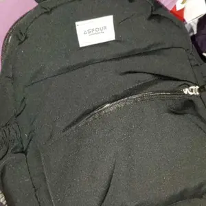 YUKI Asfour - Tas Sekolah Kuliah Mini Ransel Kecil Parasut Anti Air Fashion Bahan PVC Water Resistant dengan 2 Ruang Penyimpanan dan Tali Adjustable Backpack